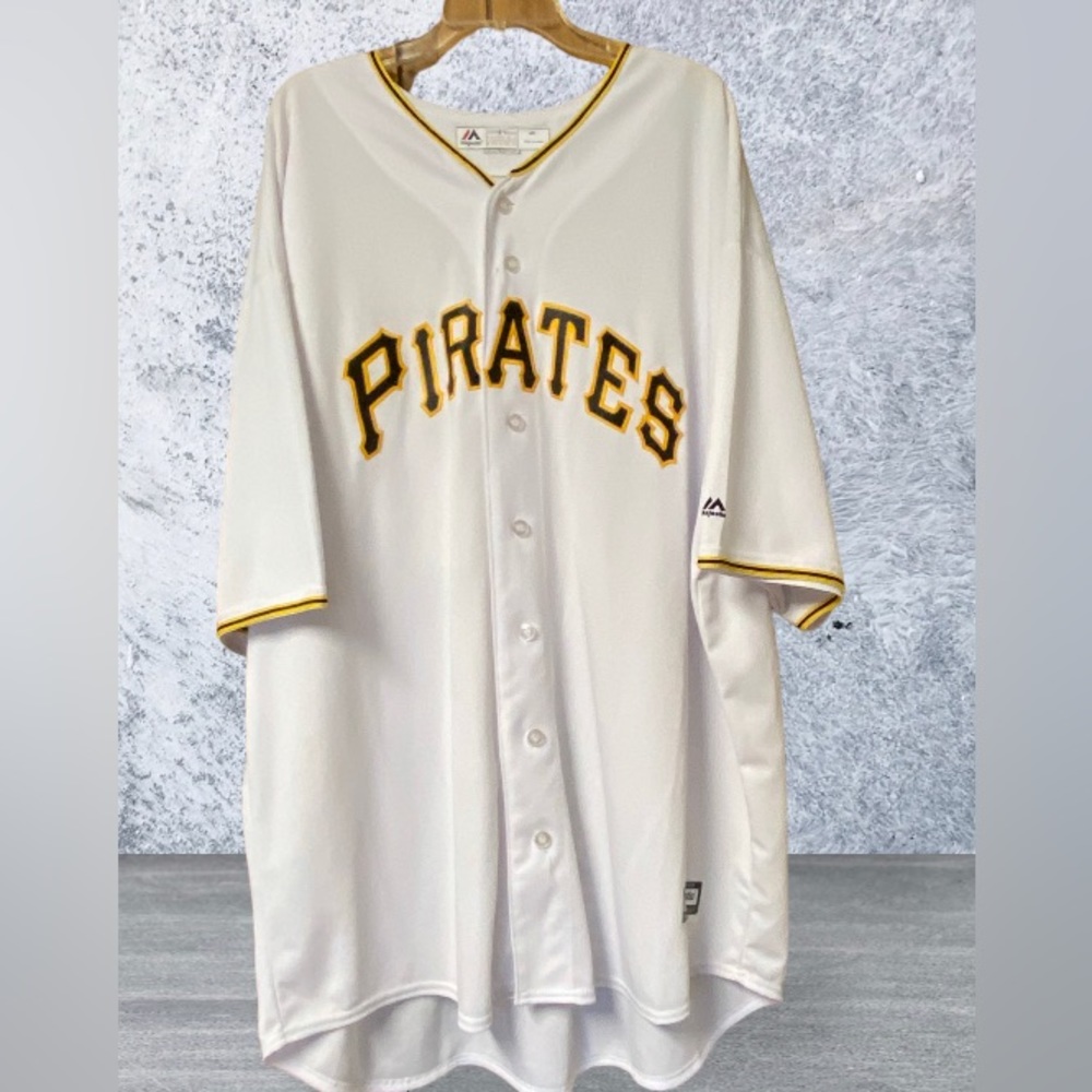 Men's McCutchen White Pittsburgh Pirates Cool Base Player Replica Jersey SZ 4XT
